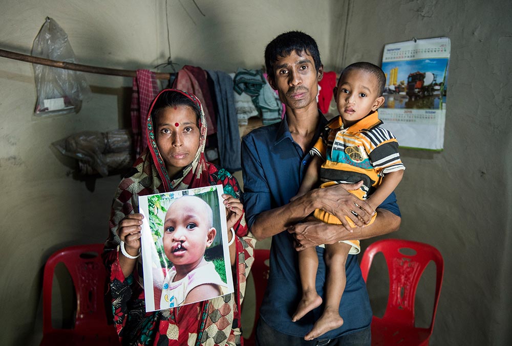 Badhon and his family