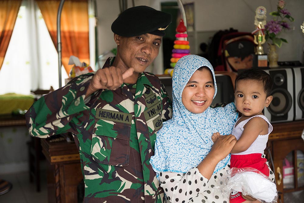 Family from Indonesia