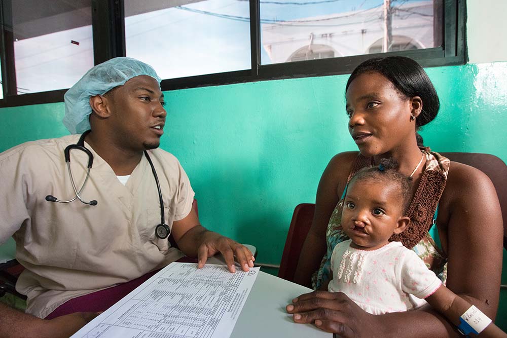 Georgina at Smile Train hospital