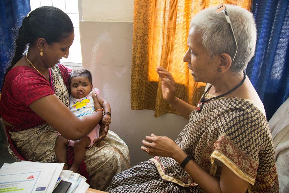 Jaya with her doctor