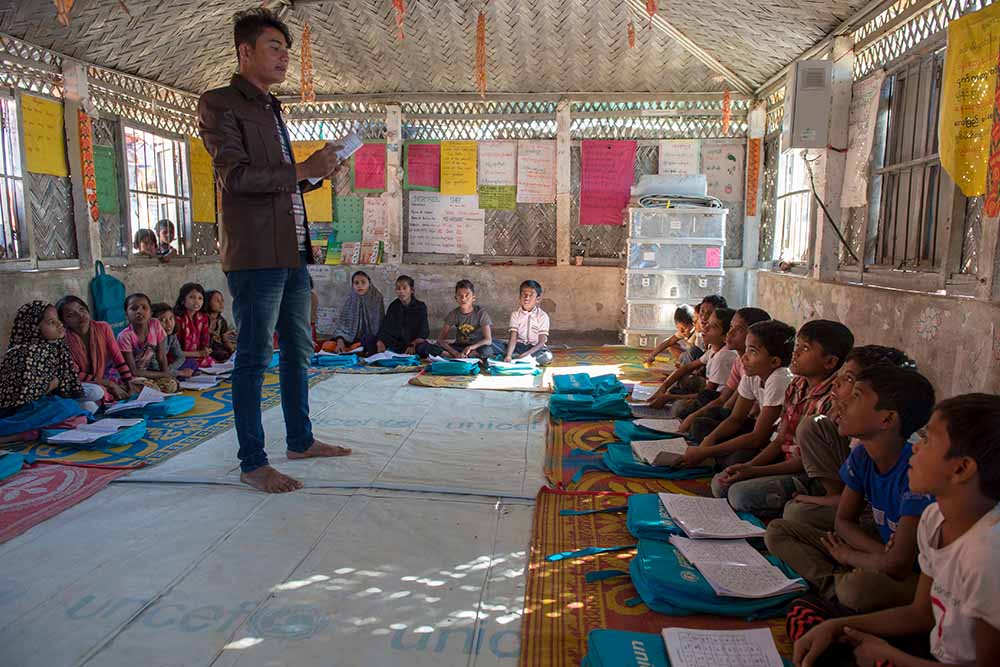 School in Refugee Camp