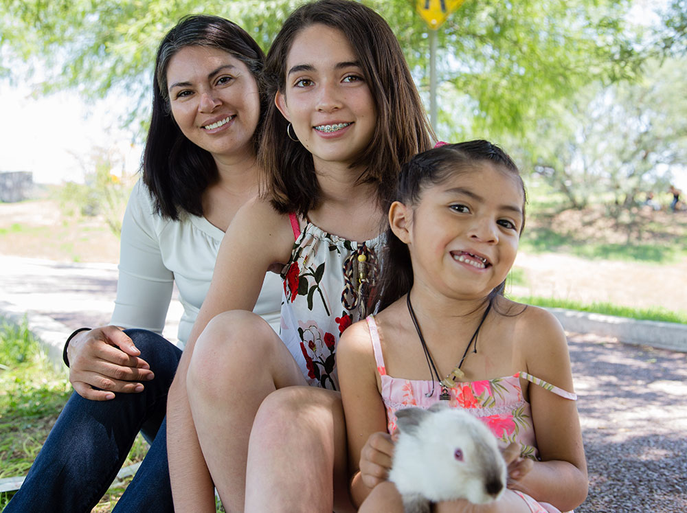 Barbara with her family