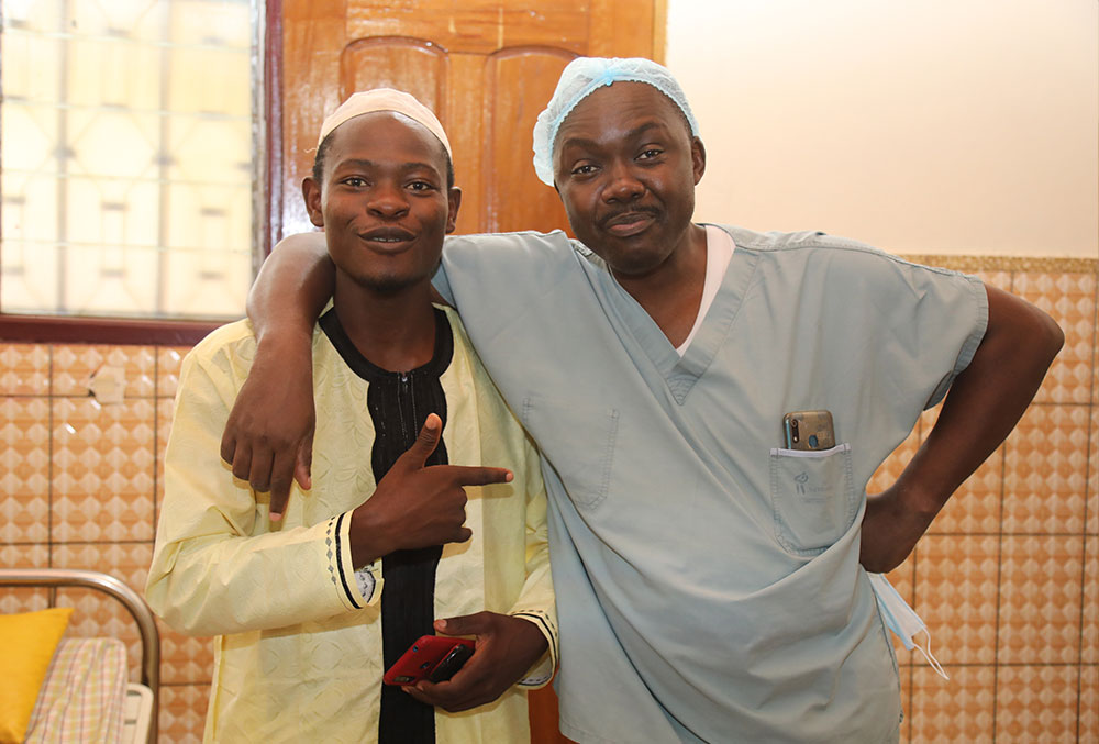 Amissou and Prof. Mouafo Tambo