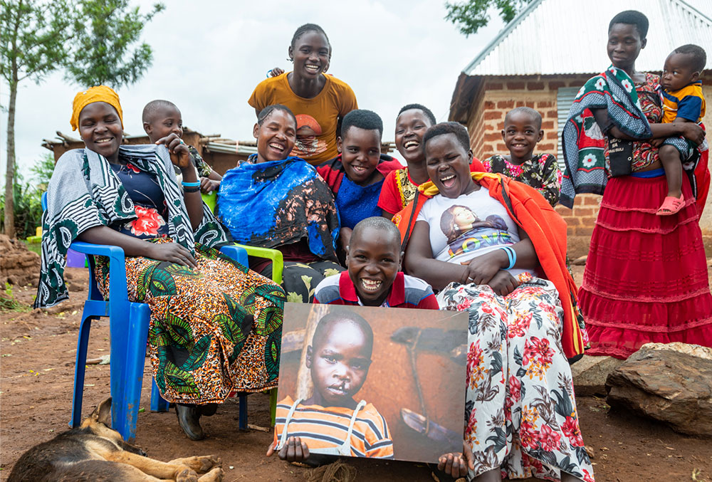 Osawa with his happy family after his cleft surgery