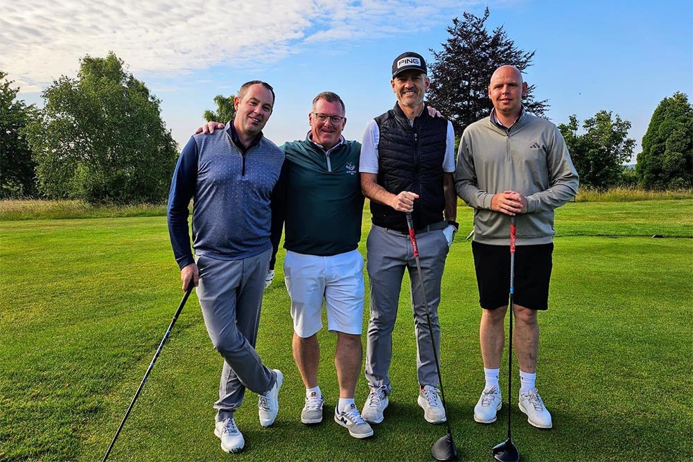 Left to right: Rob Long, Paul Mellor, Danny Saunders, Chris Kelly