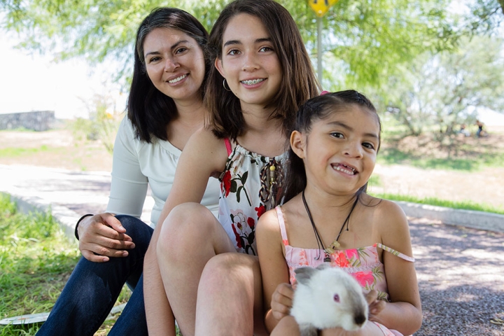 Barbara with her family