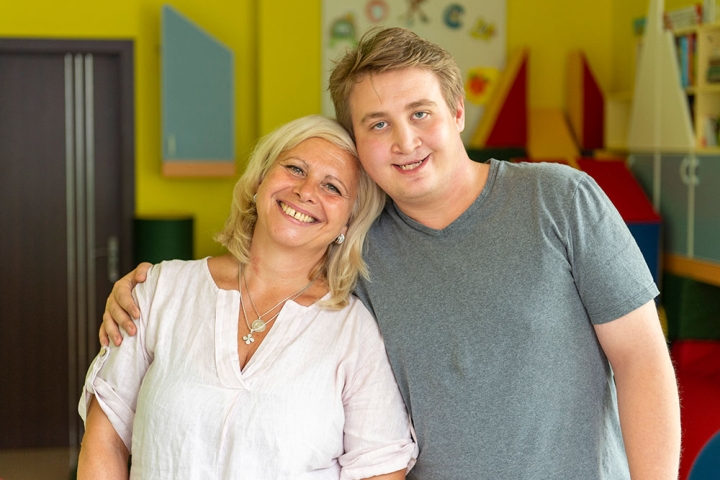 Yordanka with her son Dani