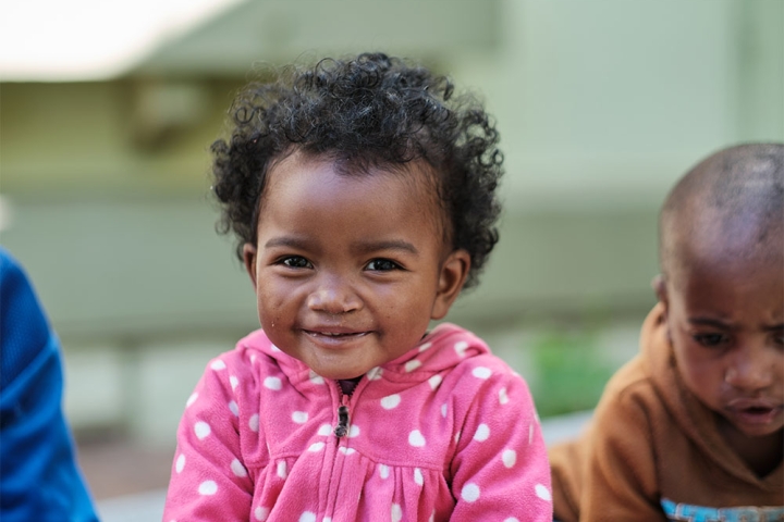 Tsiorihasina smiling after cleft surgery