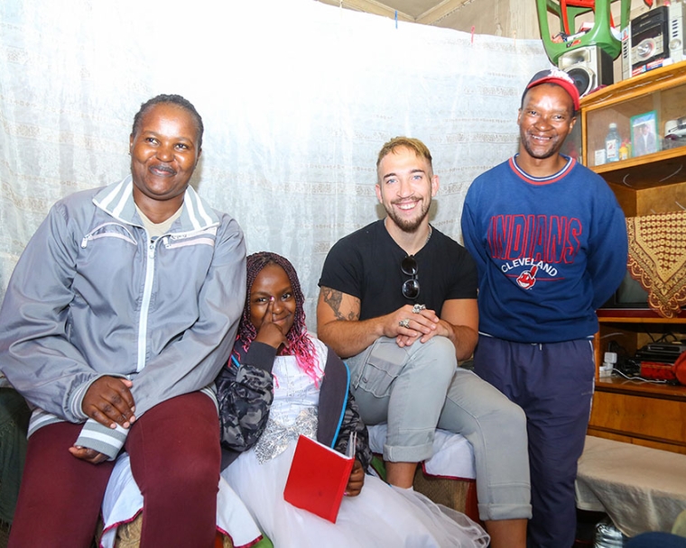 Smile Train UK ambassador visits Smile Train patient and their family in Kenya