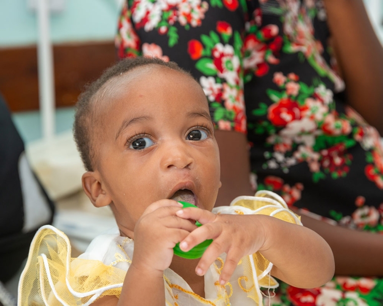 A Tanzanian nutrition patient