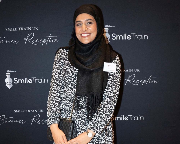 Smile Train UK Ambassador Dr Kiran Rahim
