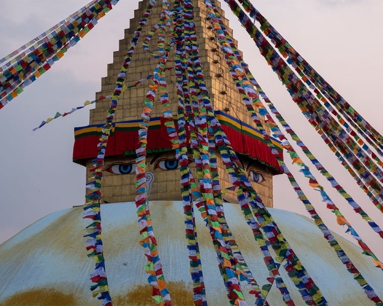 A Hindu temple in Kathmandu